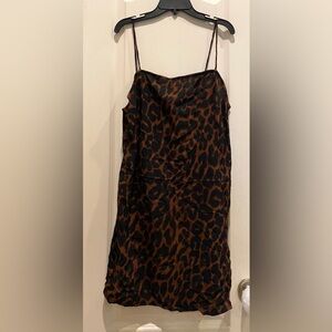 NWT MotelRocks Jaguar print women’s dress animal print size medium